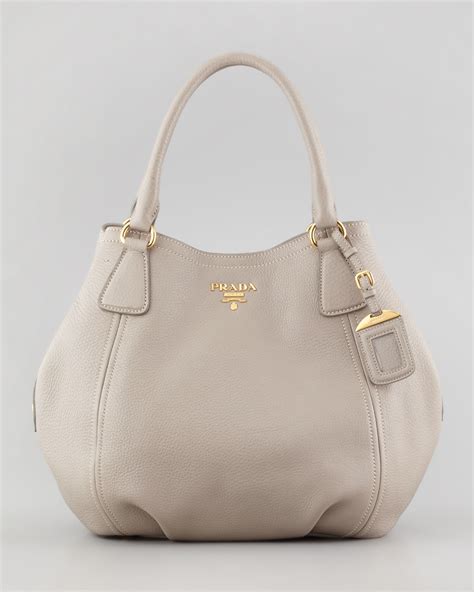 prada gray|Prada grey tote bag.